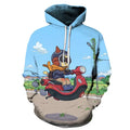 3D Night Vision Men's Hoodie Pullover (4XL)