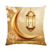 Golden Moon Light Throw Pillow Cover for Sofa & Chair