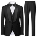 Men's Slim Fit 3-Piece Tuxedo Set with Shawl Lapel