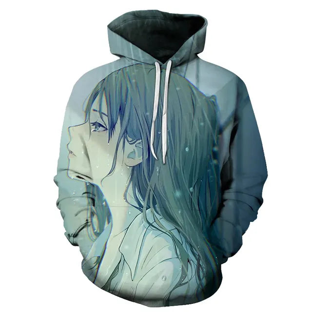 3D Night Vision Men's Hoodie Pullover (4XL)